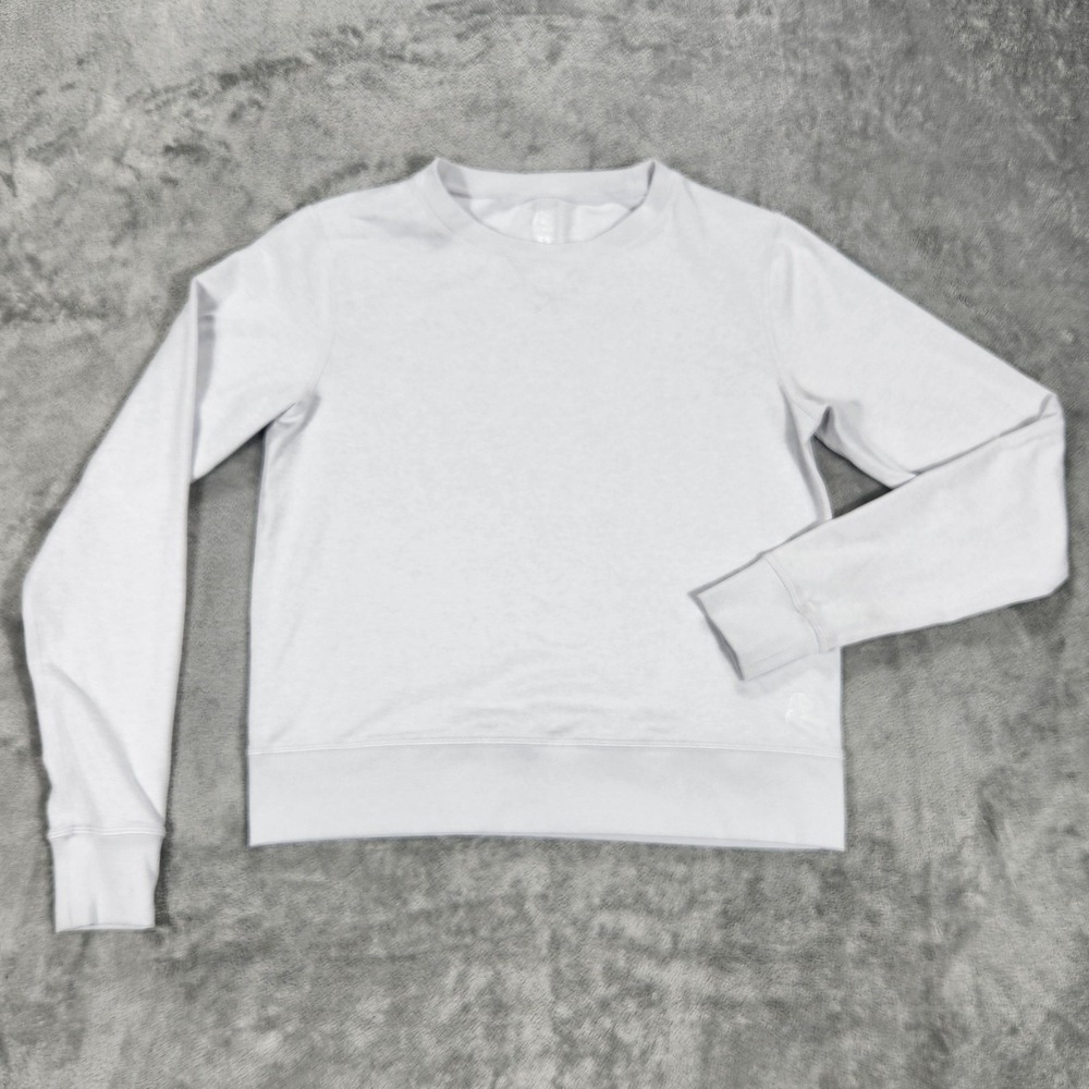 Rhoback Sweatshirt Womens XS Gray Crewneck Pullover Swift Performance Stretch
